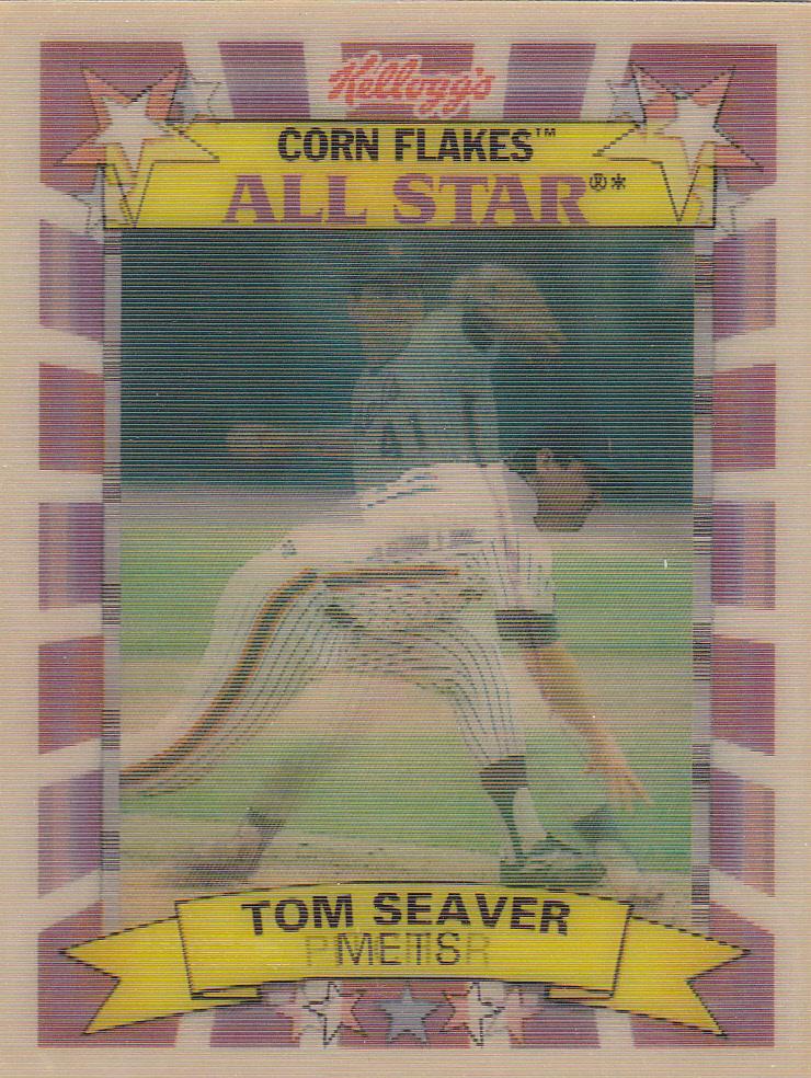 The Baseball Card Blog Hologram Card Sponsored by Cereal Features