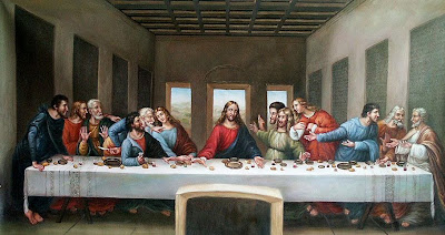 the original The Last Supper by da vinci
