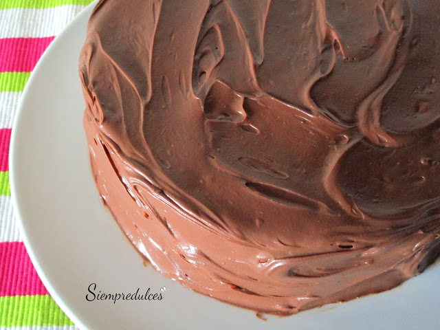 Devil's food cake (Siempredulces)