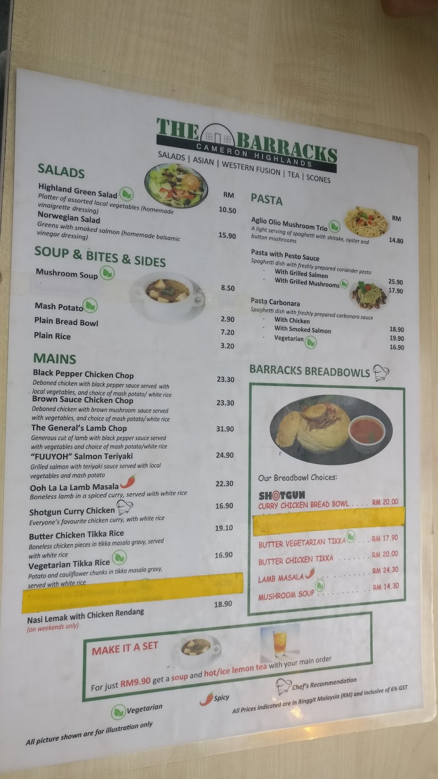 It's About Food!! Barracks Cafe