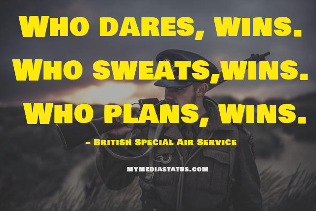 Best Quotes For The Military Leadership And Soldier About Bravery