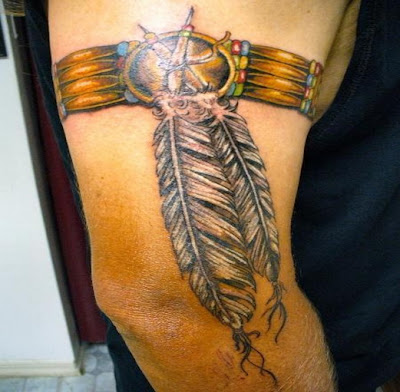 Feather Tattoos Commonly Native American Designs - Barware Set