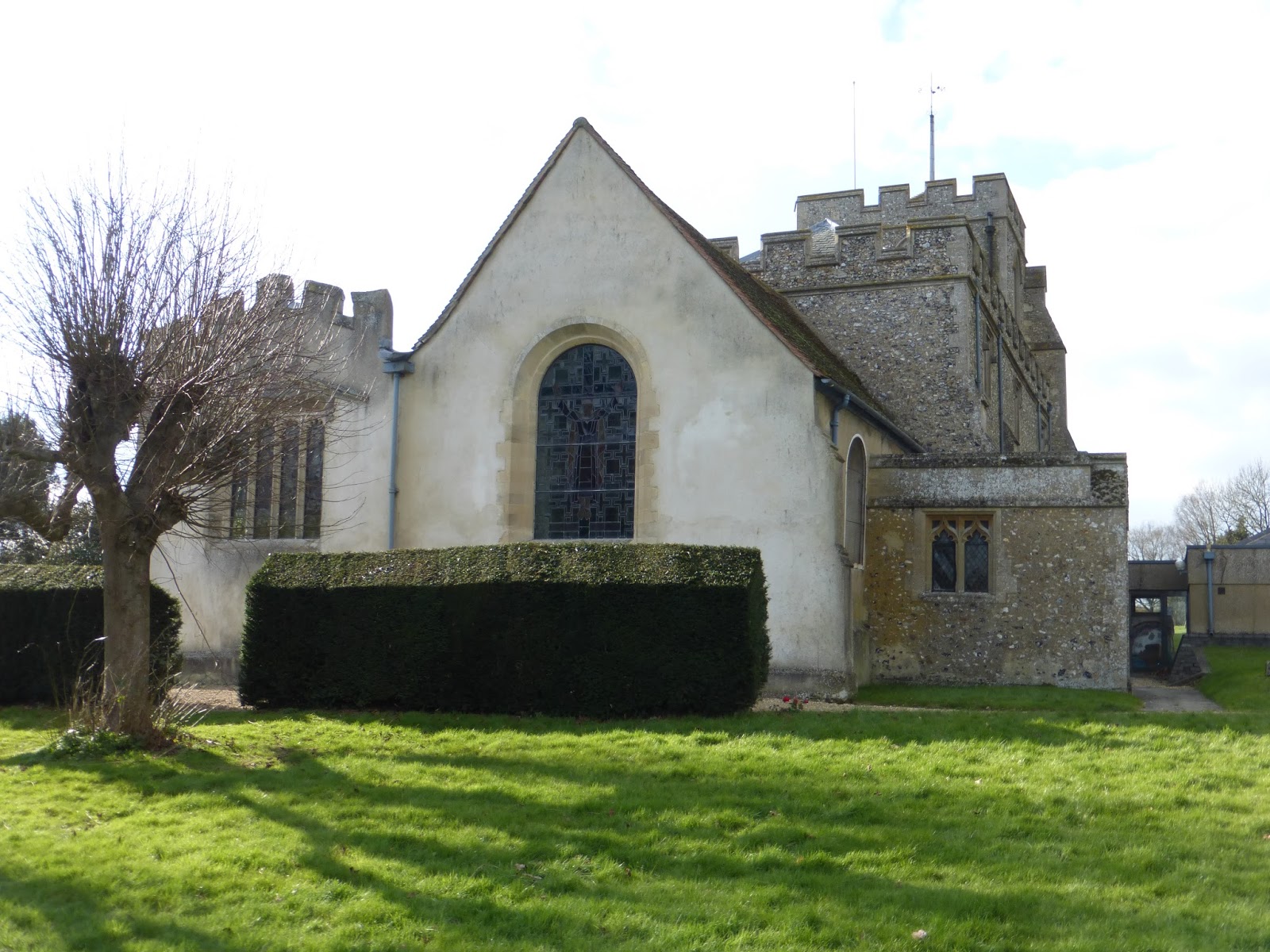 Icknield Indagations St Paul's Walden church, Herts a medieval