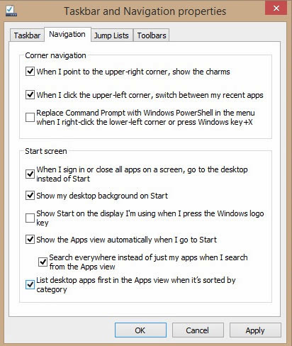 Tùy biến trang Start Menu của riêng Windows 8.1