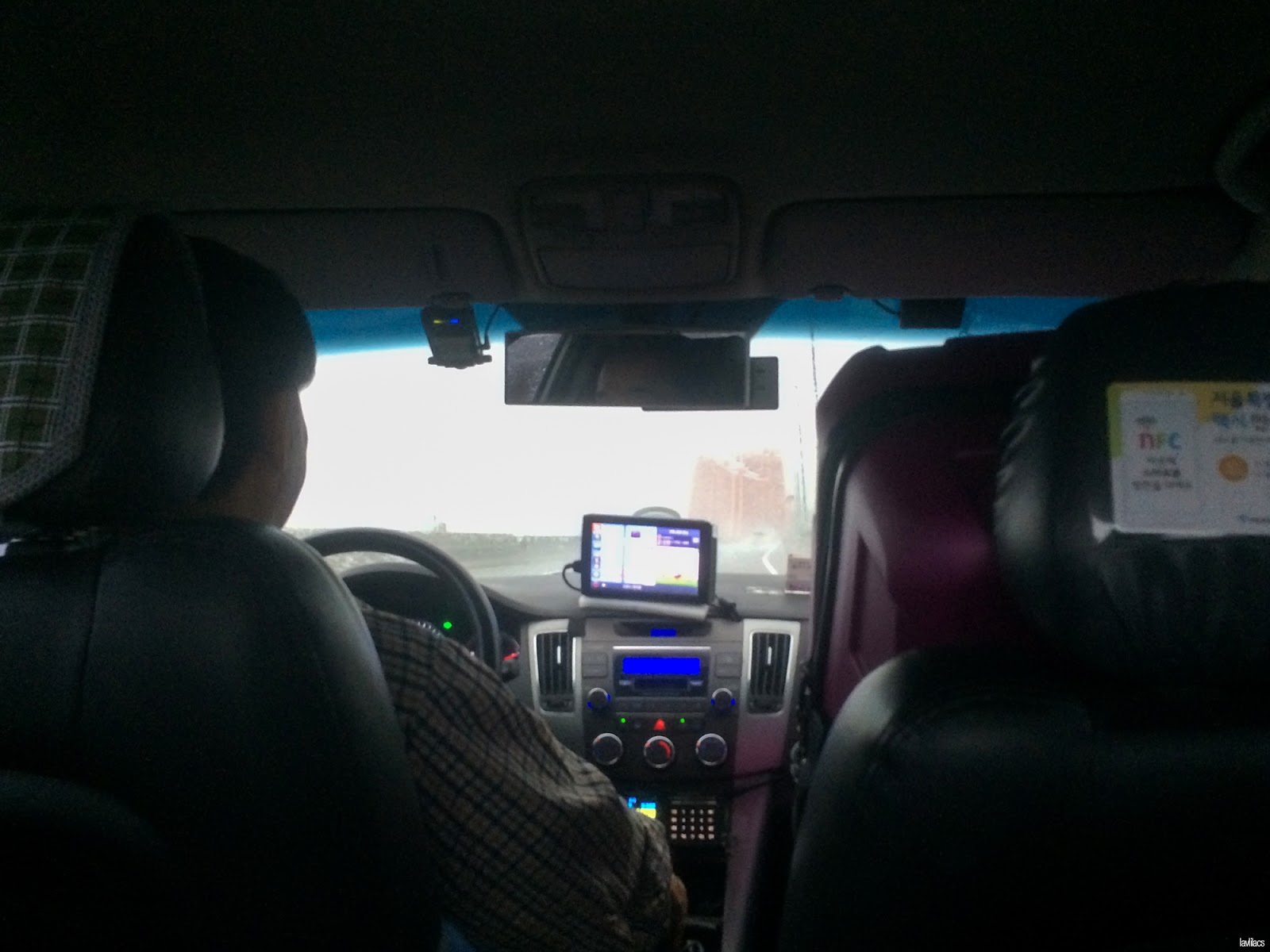 Seoul, Korea - Summer Study Abroad 2014 - Taxi ride to Incheon International Airport