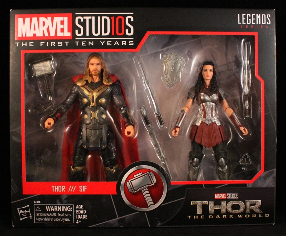 Marvel Legends Marvel Studios Thor & Sif Action Figure 2 Pack 