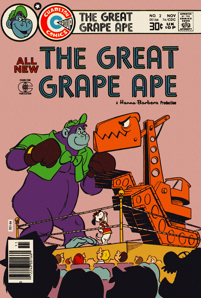 THE CHARLTON COMICS READING LIBRARY THE GREAT GRAPE APE 2 November 1976