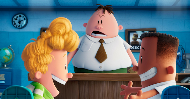 Captain Underpants movie review, Captain Underpants book, movies, kids, films