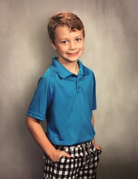 Carson 7 years old! 1st grade