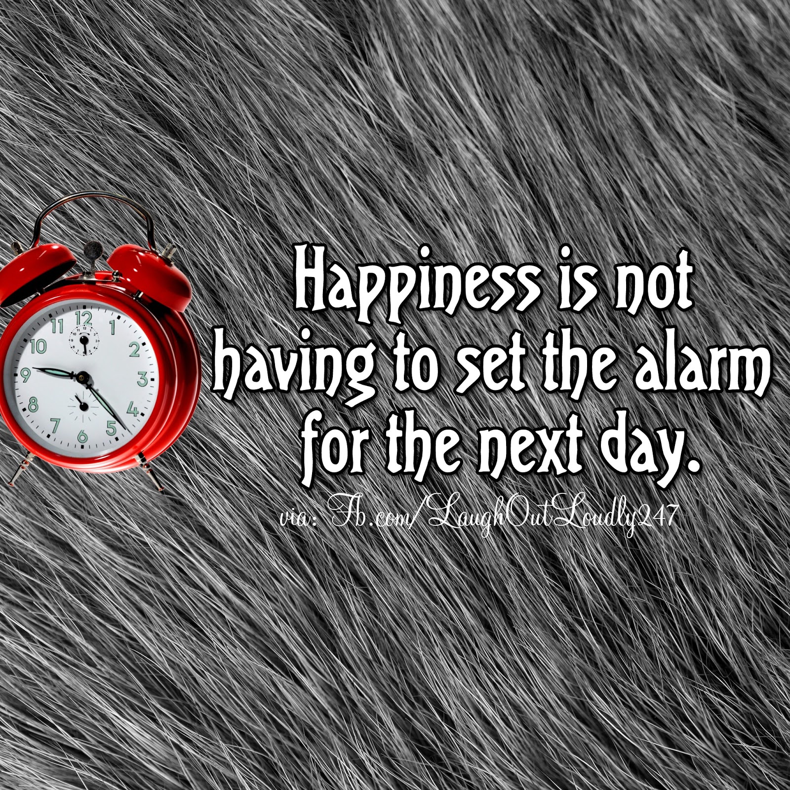 Alarm for the next day