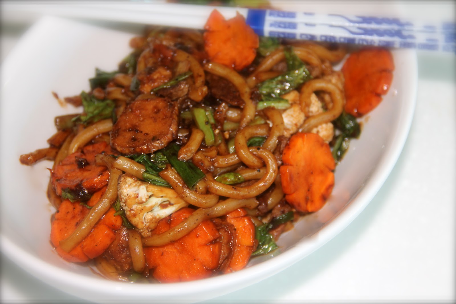 ICookUMakan Black Pepper Udon Noodles