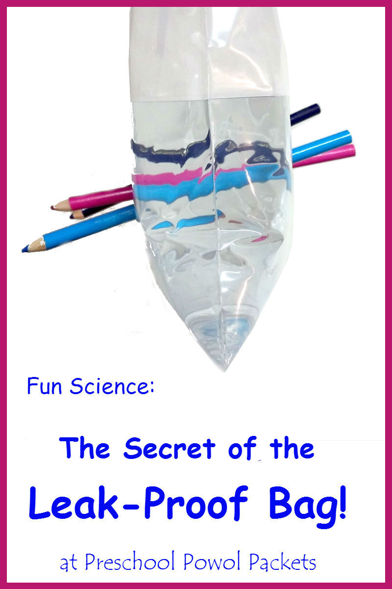 The Secret of the LeakProof Bag Science Experiment Preschool Powol