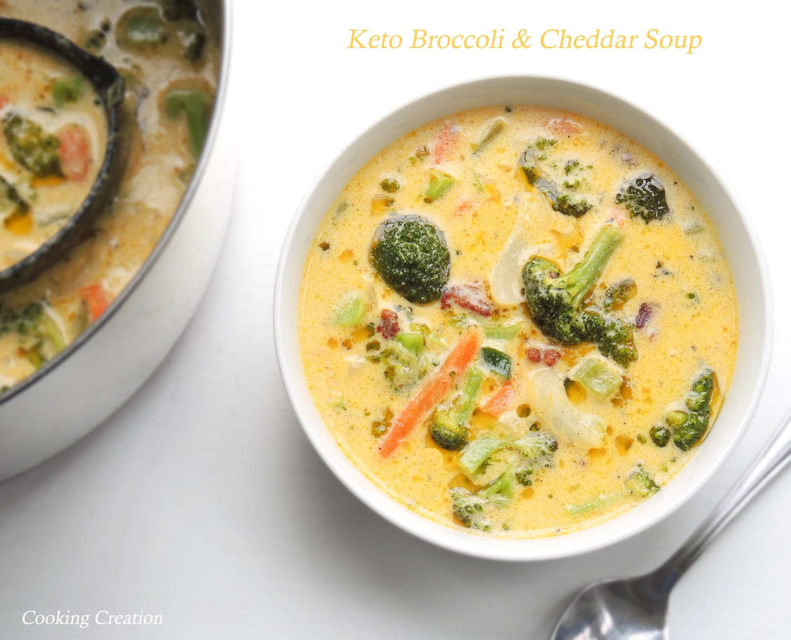 Cooking Creation: Keto Cheddar & Broccoli Soup