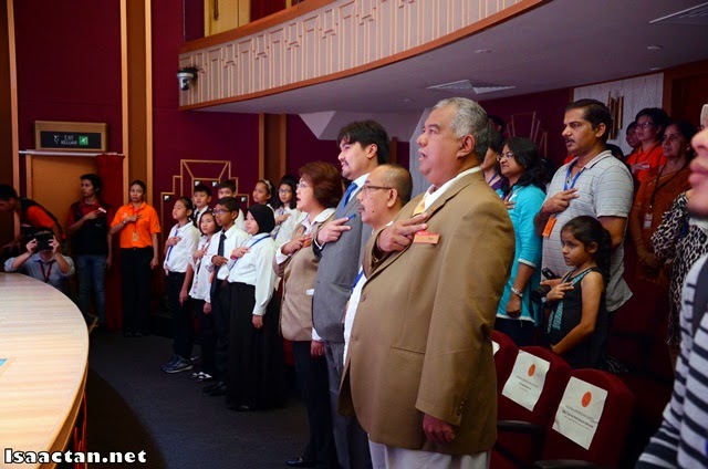 The inauguration kicked off with KidZania's anthem being sung