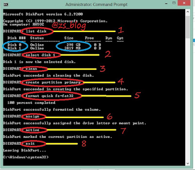 Cara Booting Flashdisk Menggunakan Command Prompt