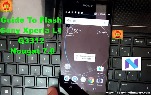 Guide To Flash Sony Xperia L1 Dual G3312 Nougat 7.0 Tested Firmware TFT File