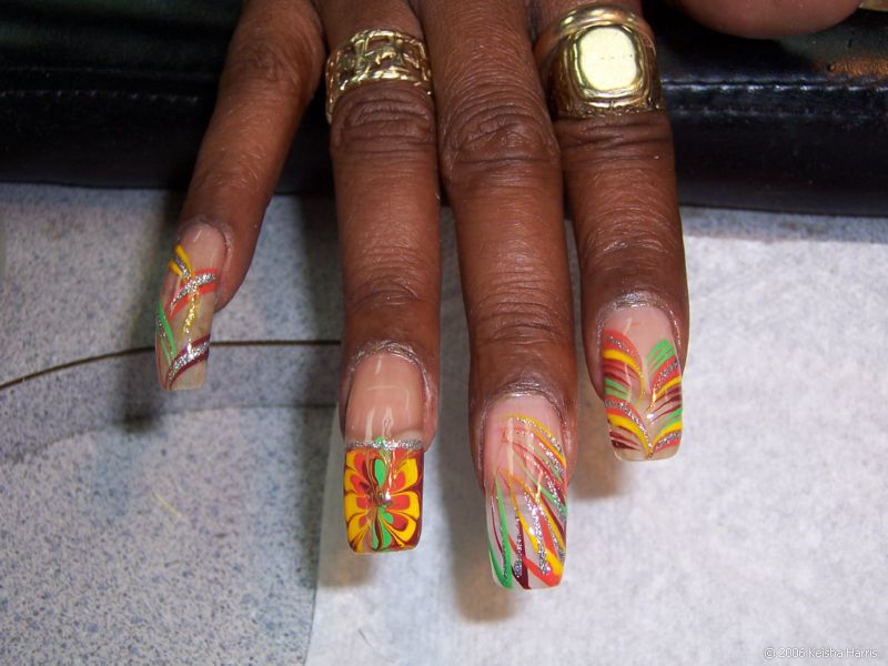 image of nail art for american manicures
