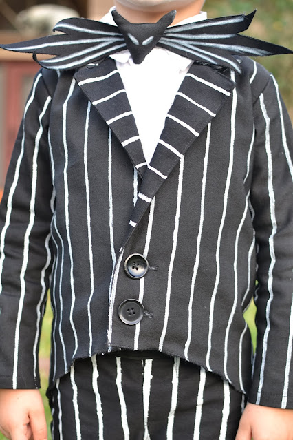 hand painted pin stripe suit