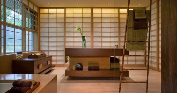 Baños en estilo japonés - Colores en Casa