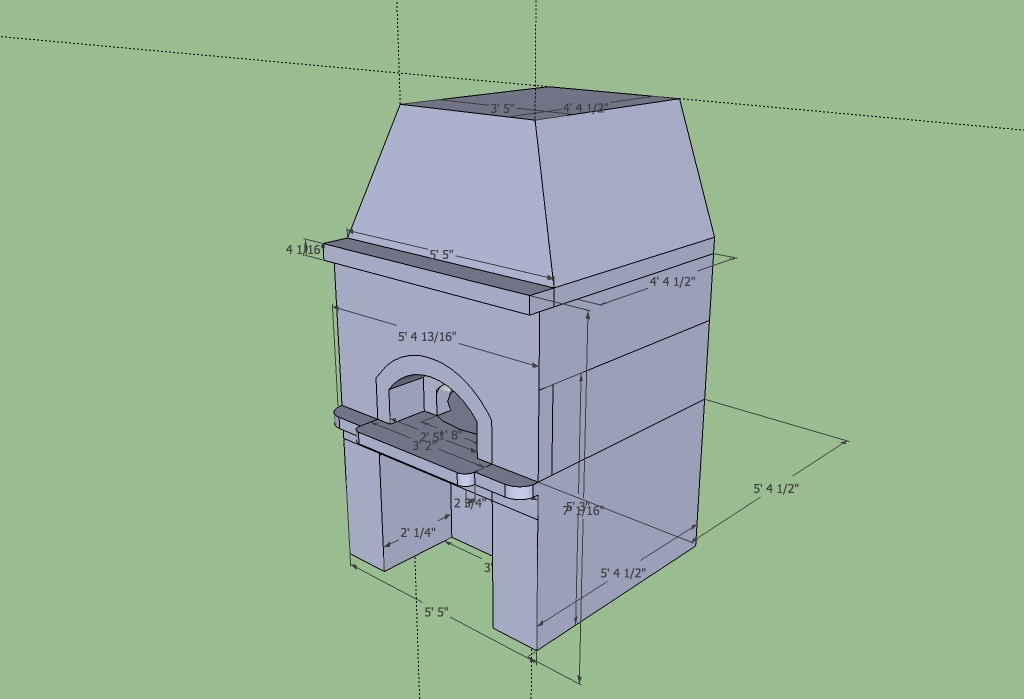 True Brick Ovens Brick Oven Dimensions