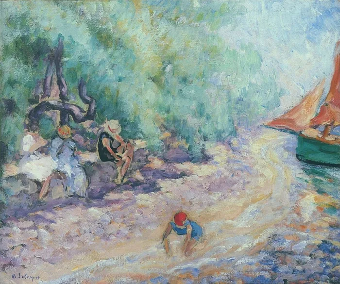 Henri Lebasque 1865–1937 | French painter | The Post-Impressionist paysages