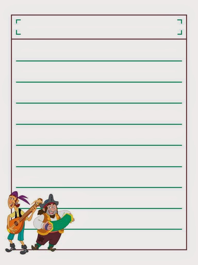Jake and the Neverland Pirates Free Printable Notebook. - Oh My Fiesta