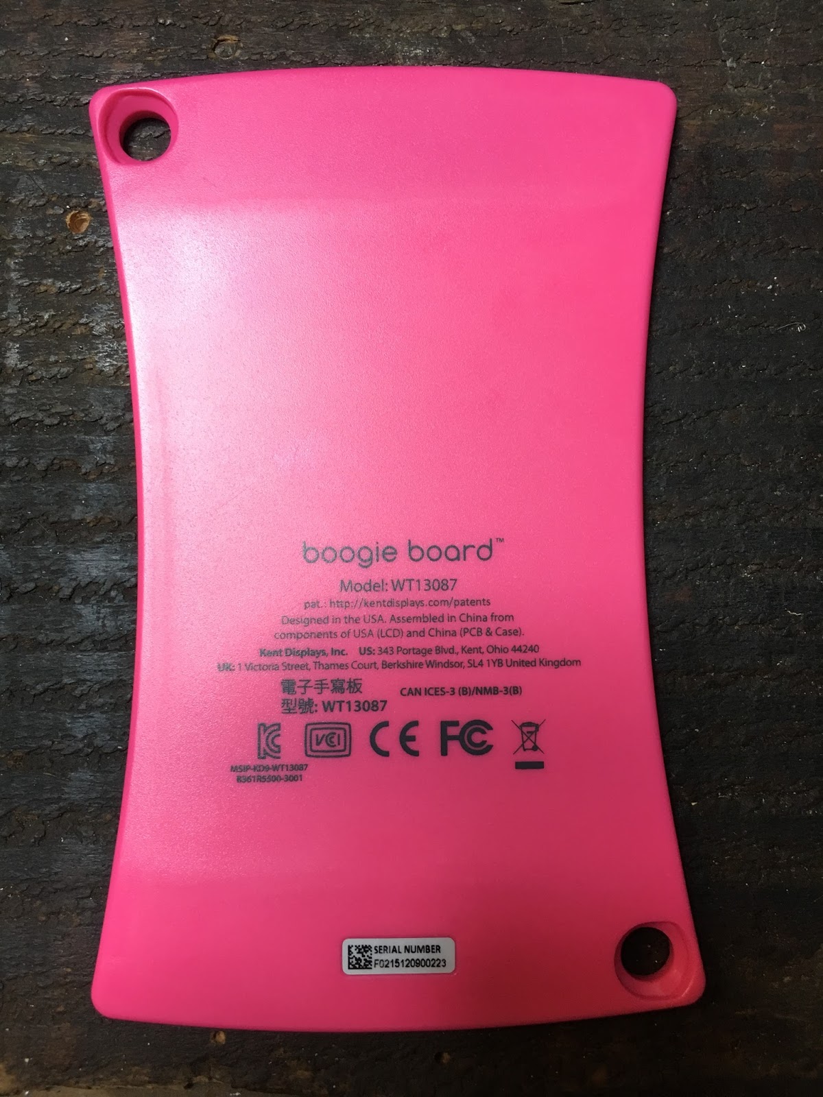 blog.ambor.com: Repairing a Boogie Board WT13087 (a.k.a. Jot 4.5 eWriter)