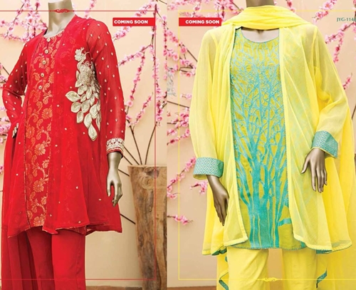 Junaid Jamshed Luminous Luxury Eid Dress Collection 2015