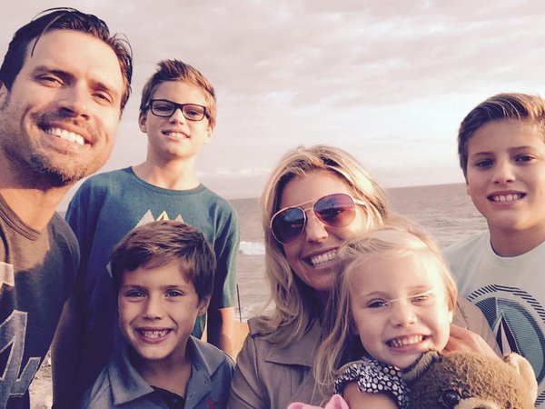 The Young and the Restless' Joshua Morrow with wife and Kids