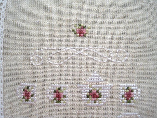 cross stitch вышивка rosengarten