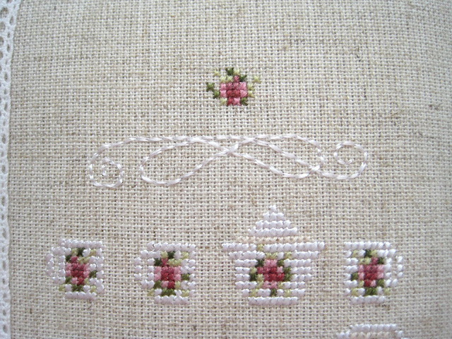 cross stitch вышивка rosengarten