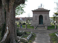 tomb with windows in graveyard off albert road portsmouth