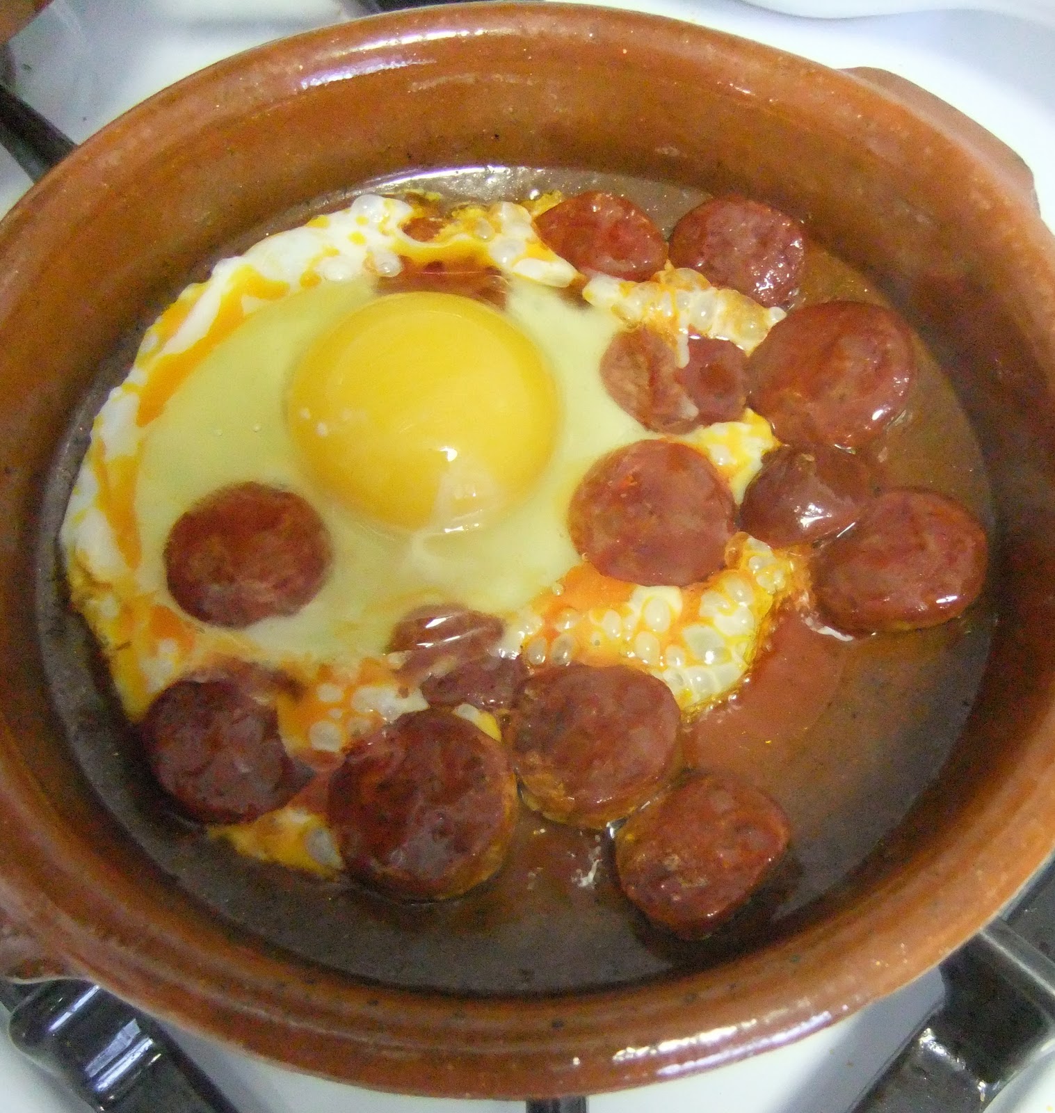 The Saucy Lady Chorizo con Huevos