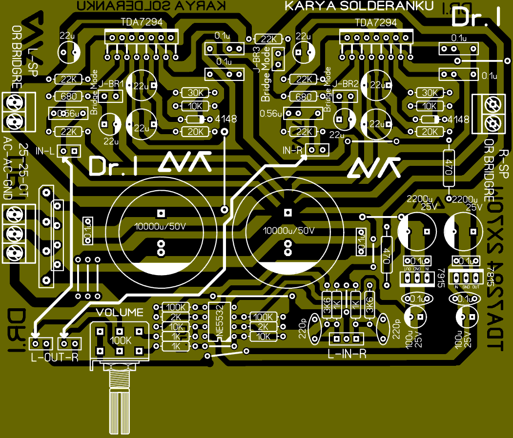 Tda7294 схема усилителя