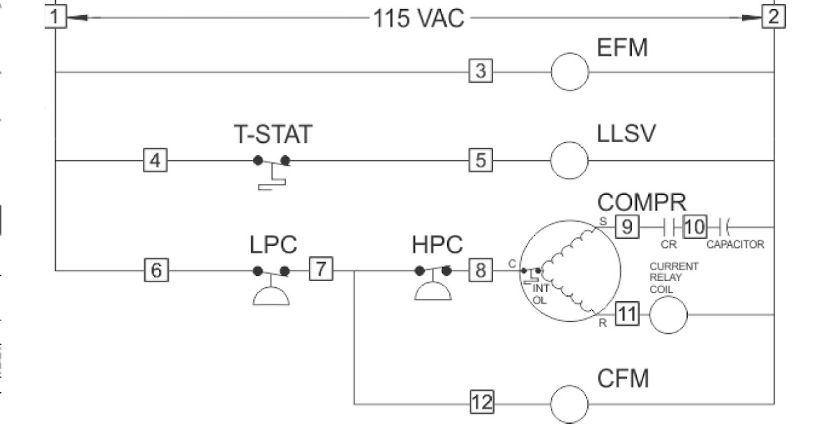 Refrigerator Wiring Circuit Diagram