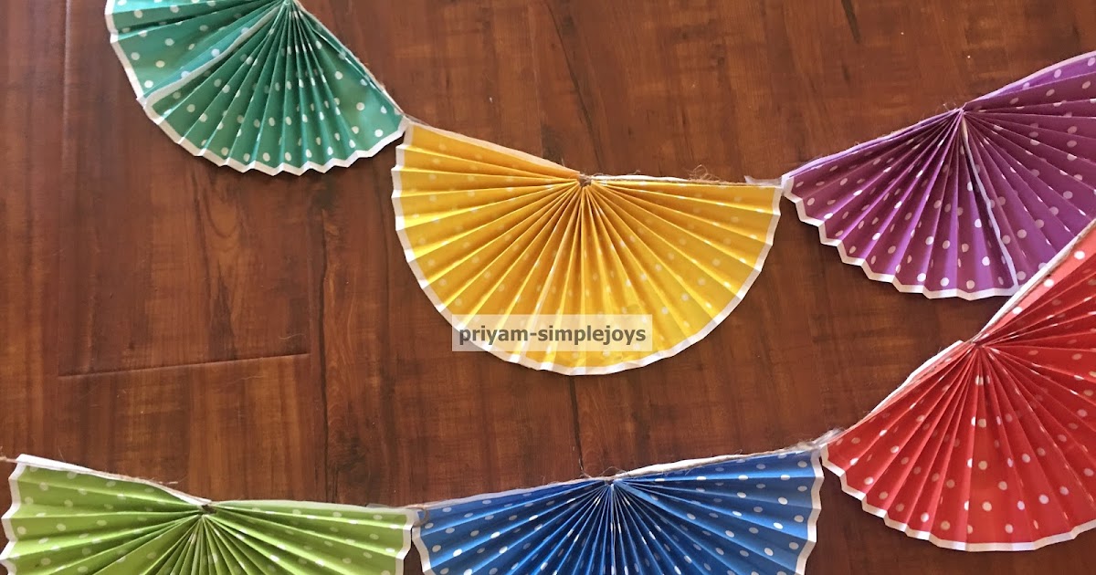 SimpleJoys Accordion Paper Garland