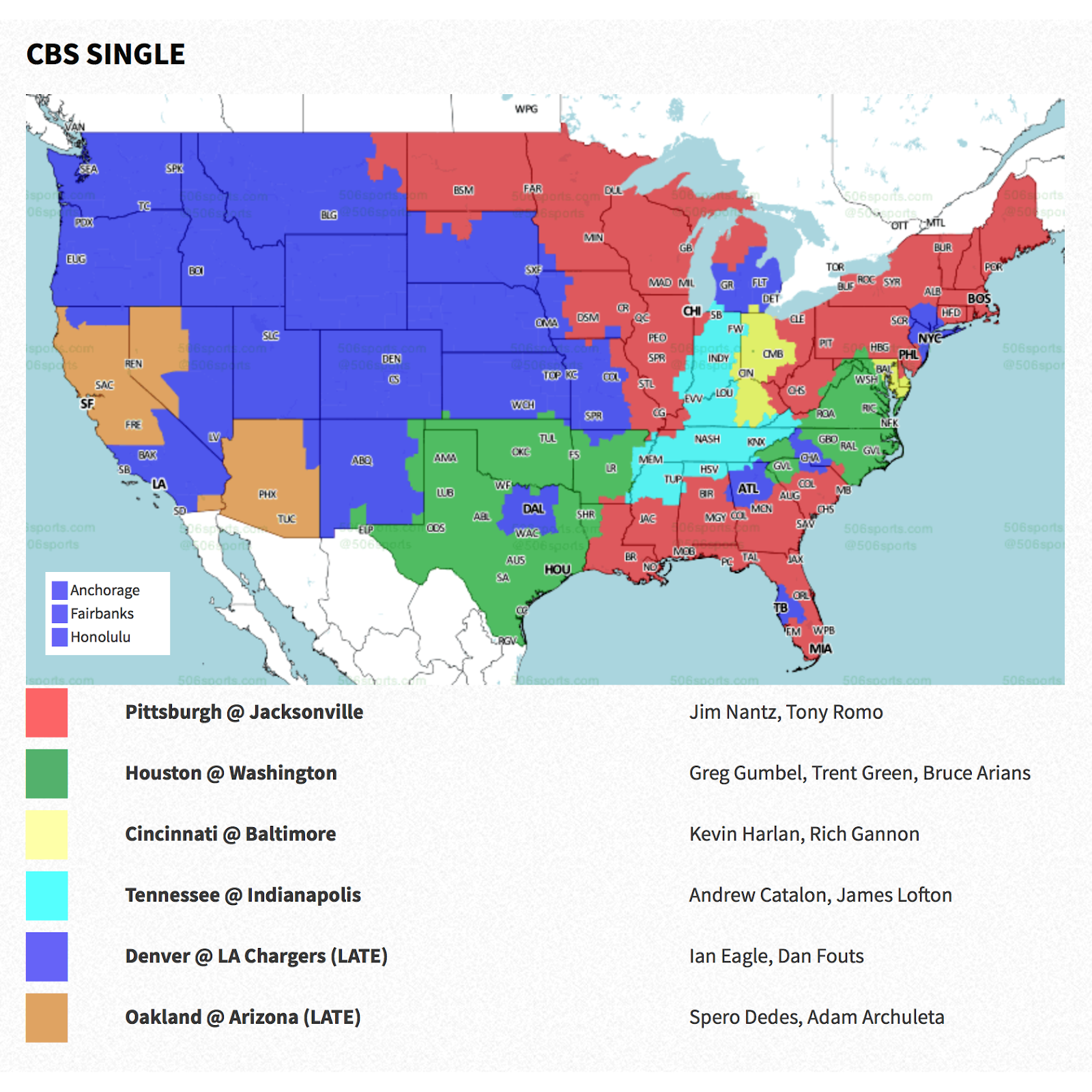 cbs nfl tv map