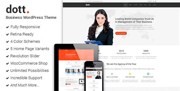 Free Download Dott Business WordPress Theme-Themeforest