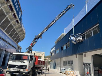 El Málaga traslada a la Rosaleda la cinta antigravedad patentada por la NASA