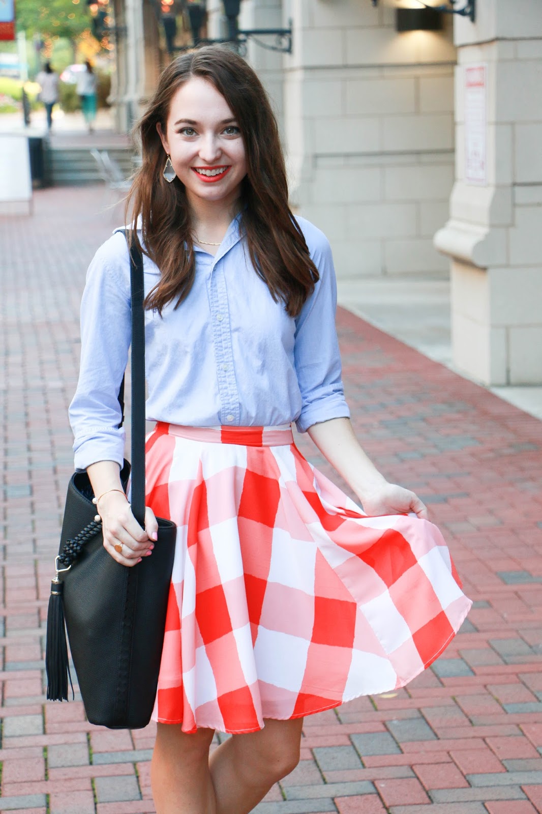 Gingham Skirt 2 Ways Caralina Style