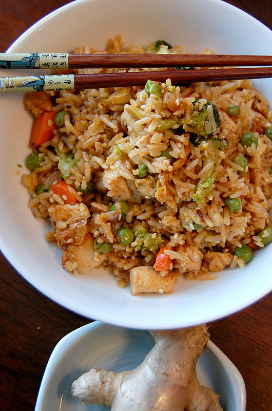 PromiseMe2....and A Lot About Food! GingerChicken Vegetable Fried Rice