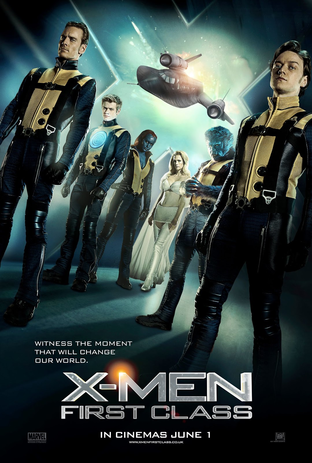 cinema just for fun: X-Men: First Class by Matthew Vaughn, 2011 (PG-13)
