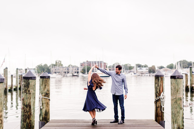Downtown Annapolis Summer Engagement Session photographed by Maryland wedding photographer Heather Ryan Photography