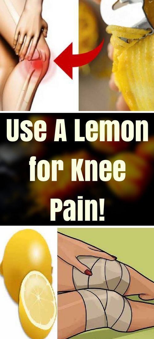 USE LEMON FOR KNEE PAIN AT HOME! Health Hacks