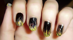 fire nail tutorial