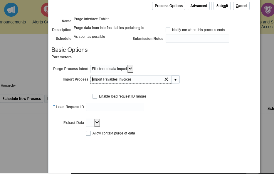 Oracle Application's Blog How to Purge the Payables Interface Tables