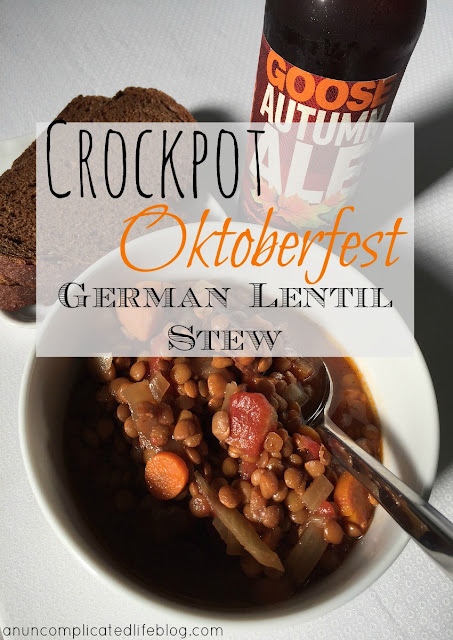 Great, simple #Oktoberfest recipe made in a slow cooker! #Crockpot