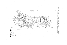 Courtney Enterprise motorcycle chassis patent