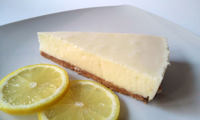 tarta de queso al limon
