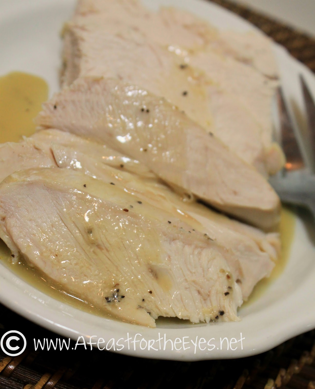 A Feast for the Eyes Slow Cooker Turkey Breast and Gravy (that almost
